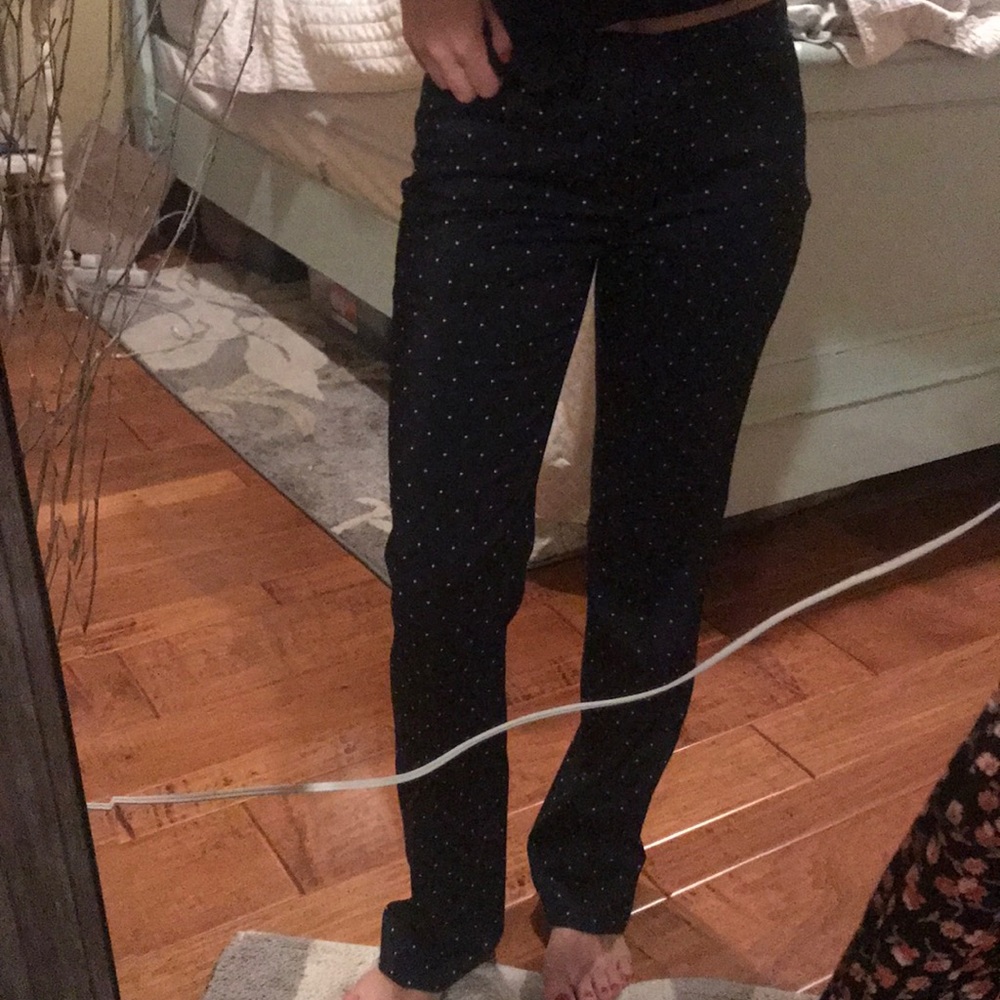 NWOT Banana Republic size 0 polka dot pants